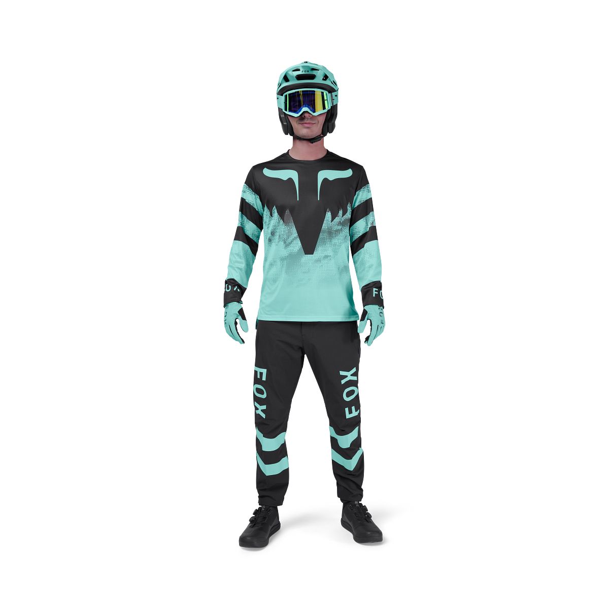 FOX RANGER KAIROS Long Sleeve Jersey Black/Blue