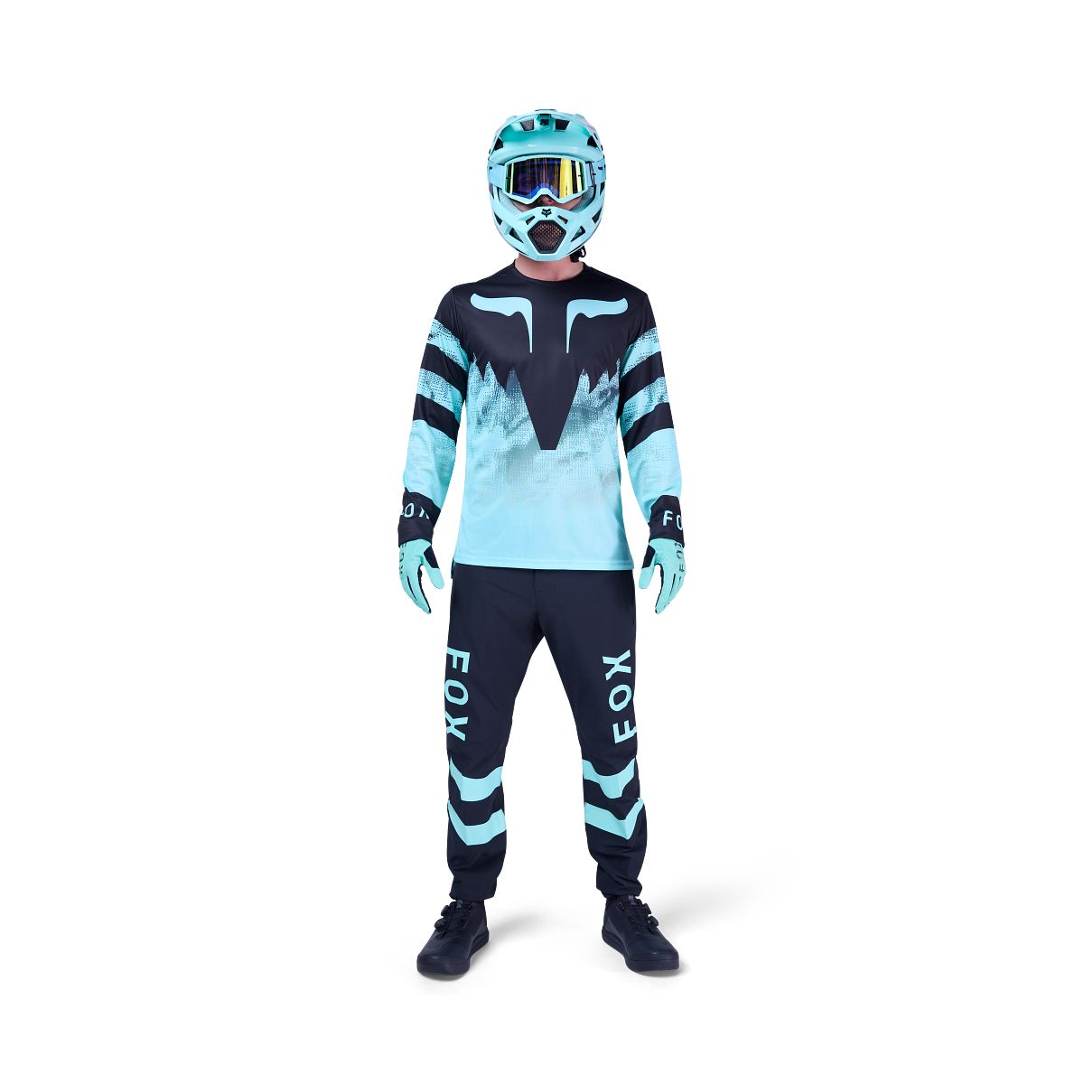 FOX RANGER KAIROS Long Sleeve Jersey Black/Blue