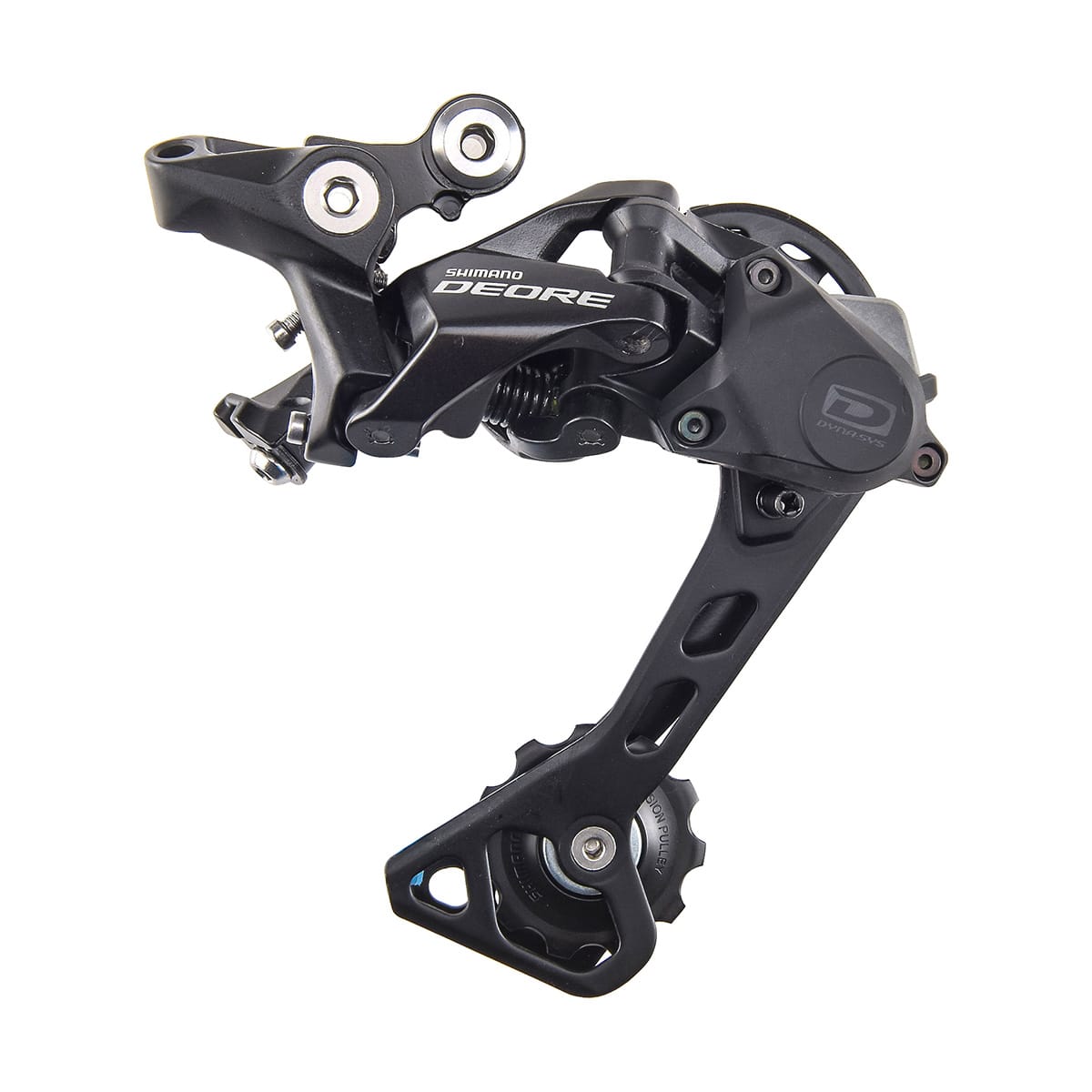 SHIMANO DEORE RD-M6000-GS 10-biegowa przerzutka tylna ze średnim koszykiem