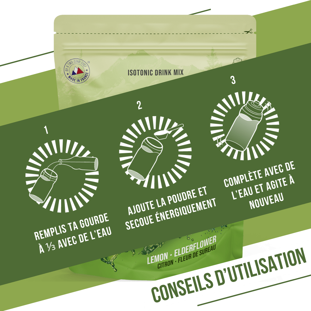 BAOUW ISOTONIC Energy Drink (585g) Cytryna, kwiat czarnego bzu