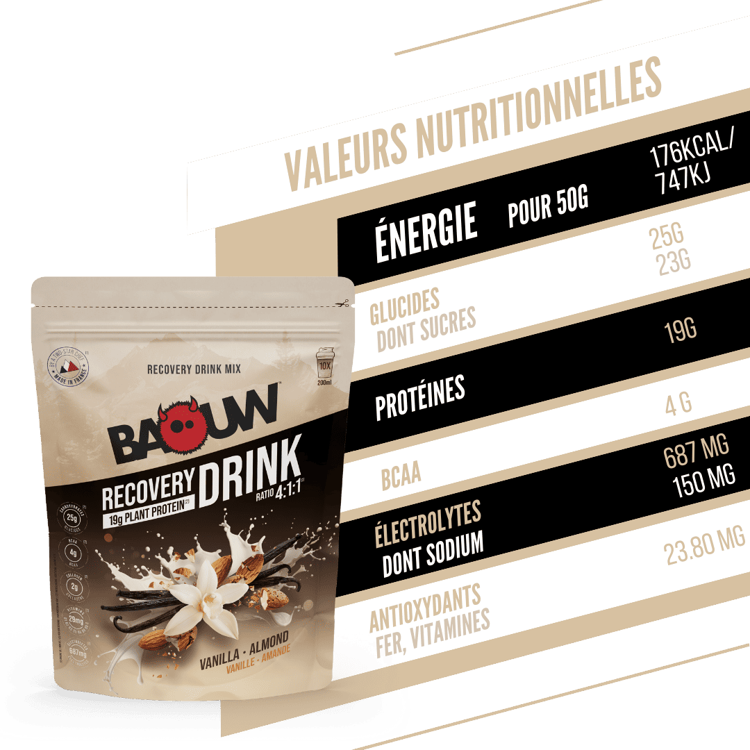 BAOUW RECOVERY Drink (500g) wanilia z migdałami