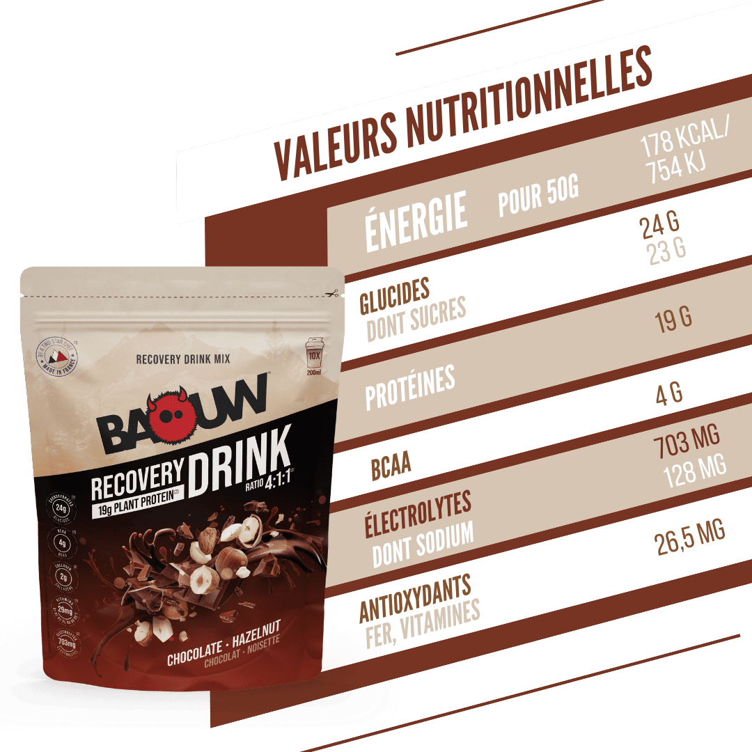 BAOUW RECOVERY Drink (500g) Czekolada z orzechami laskowymi