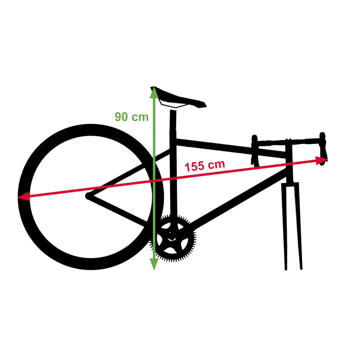 Bicycle Cover Road BUDS ROADBAG TRAVEL (Airplane) Black