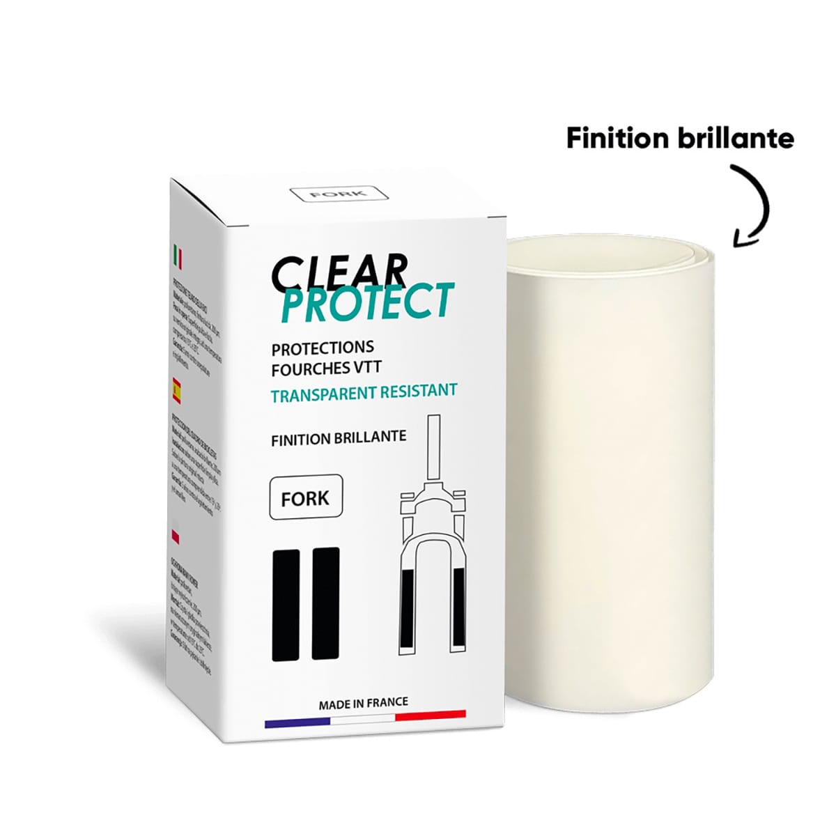 CLEARPROTECT Brillant samoprzylepna ochrona widelców