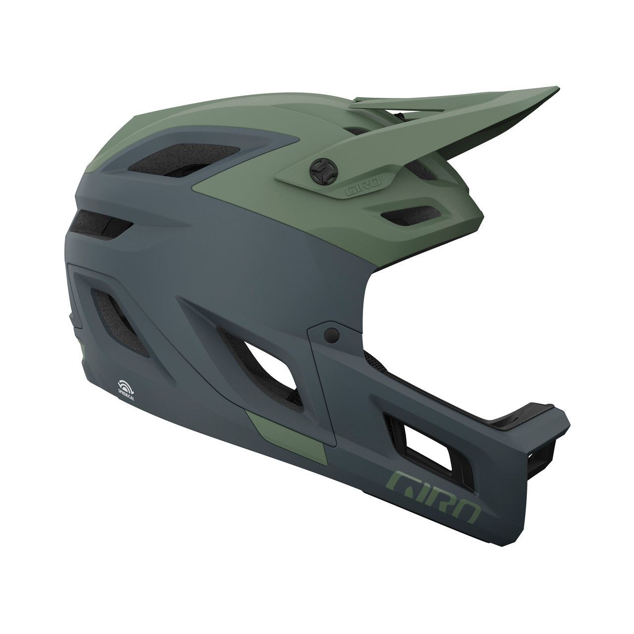 Mountain bike helmet GIRO COALITION MIPS SPHERICAL Grey/Green
