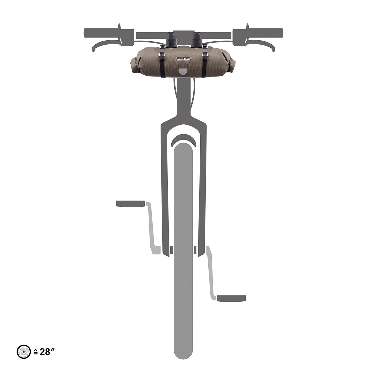 Torba na kierownicę ORTLIEB HANDLEBAR-PACK 9 L Szara