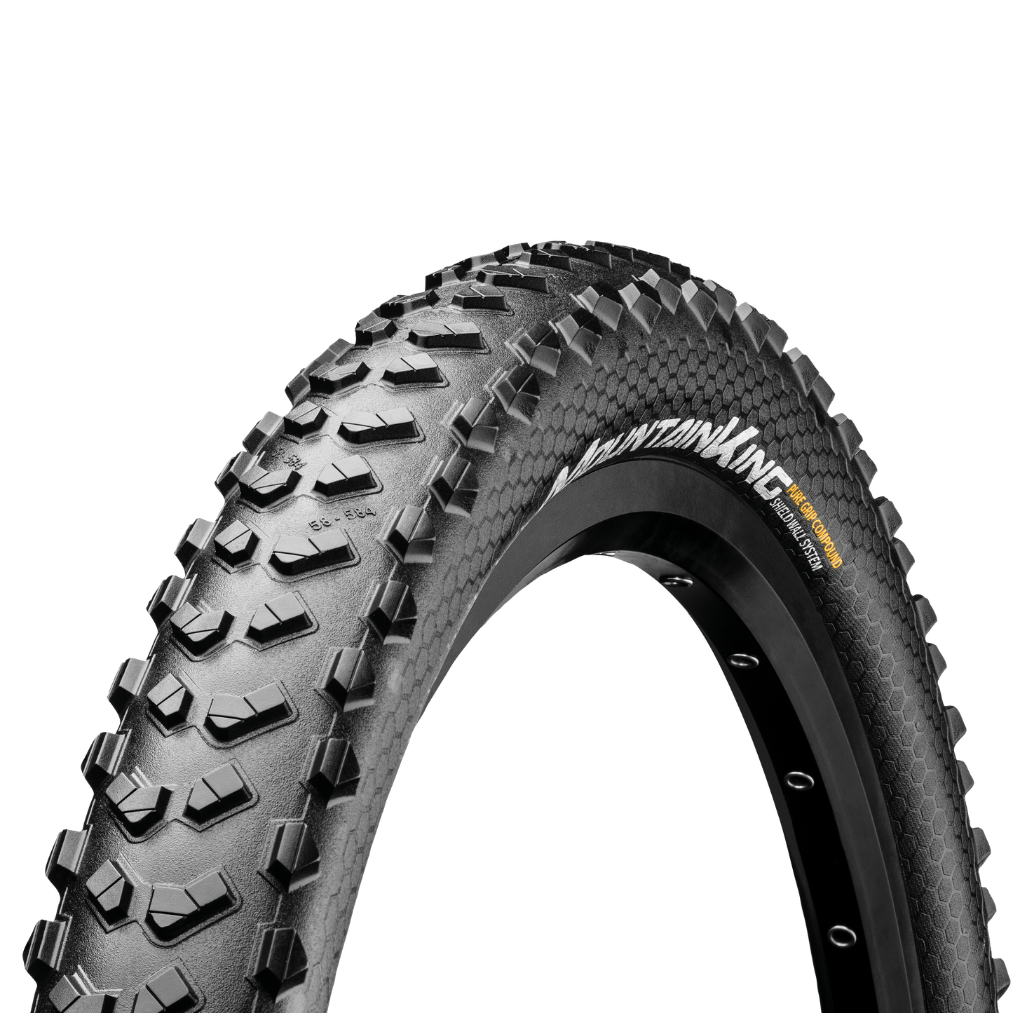 CONTINENTAL MOUNTAIN KING 29x2.30 ShieldWall Tubeless Ready Miękka opona w kolorze czarnym