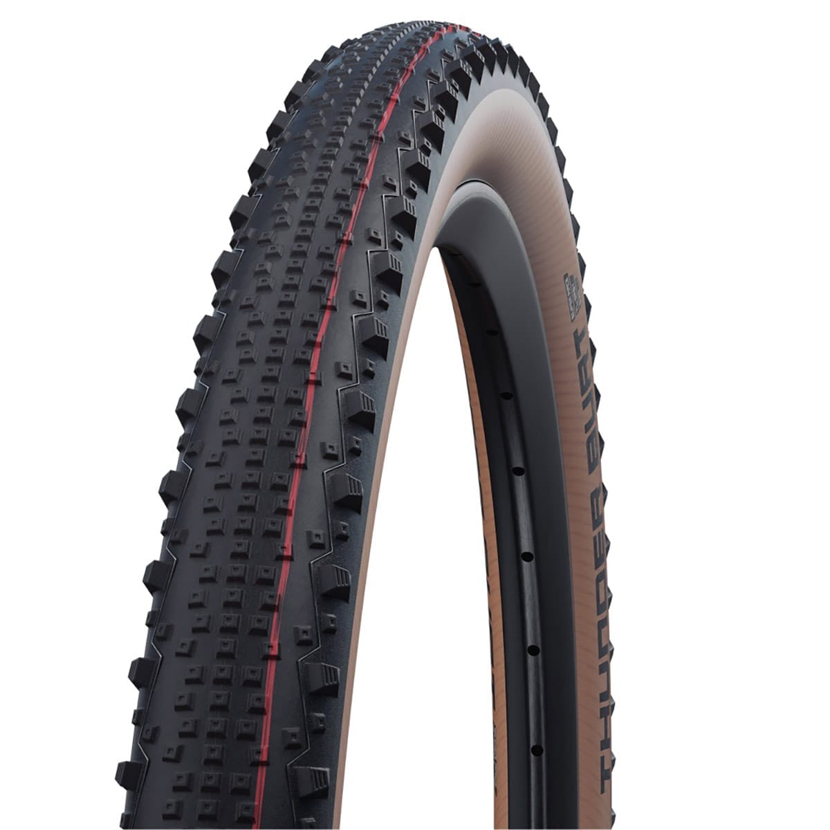 Pneu SCHWALBE THUNDER BURT 29x2.35 ADDIX SPEED SUPERRACE Tubeless Ready Souple Noir/Marron