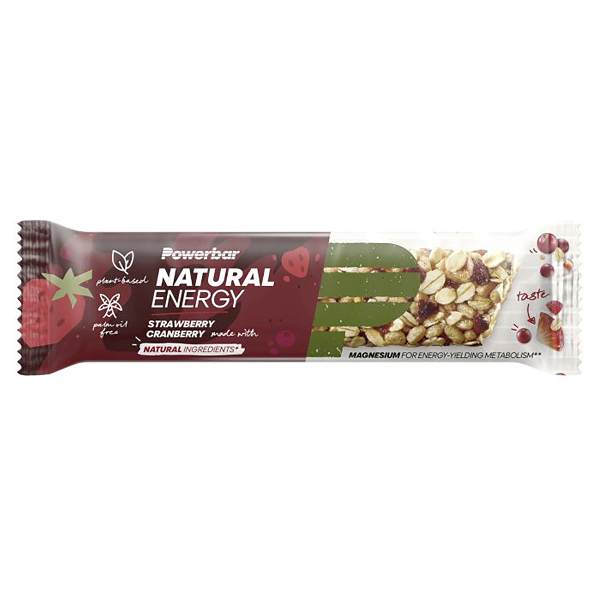 POWERBAR NATURAL ENERGY Bar (40 g) Truskawka z żurawiną
