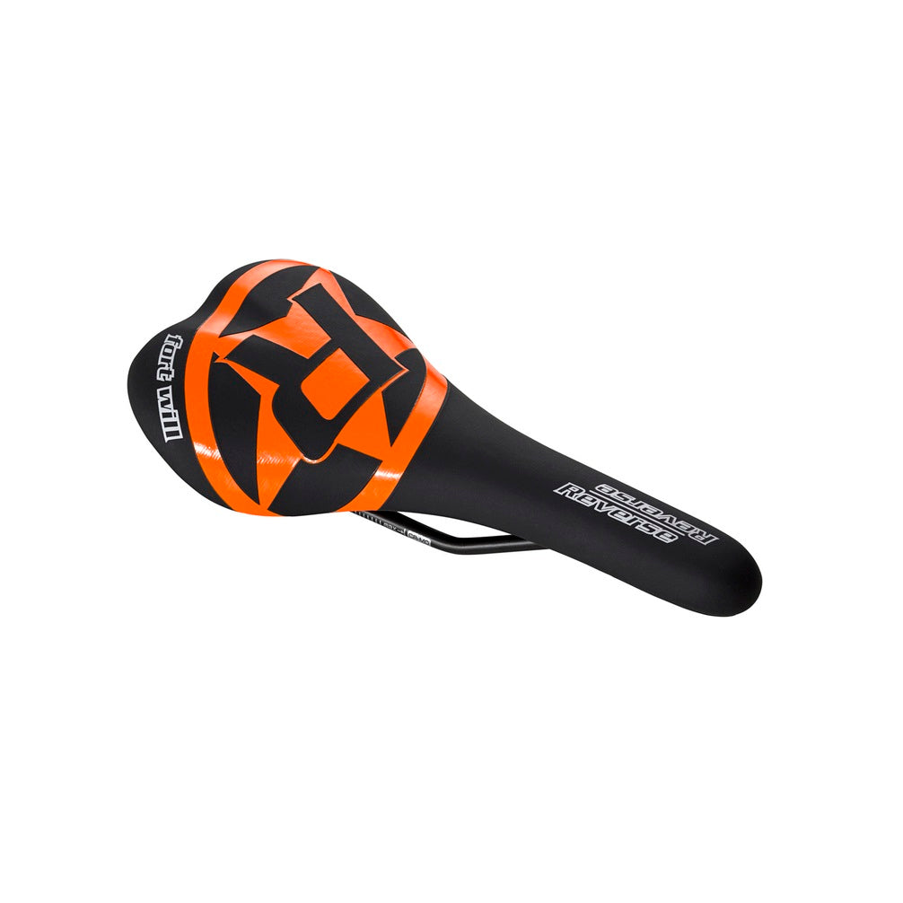 REVERSE COMPONENTS FORT WILL STYLE Rails CrMo Saddle Black/Orange