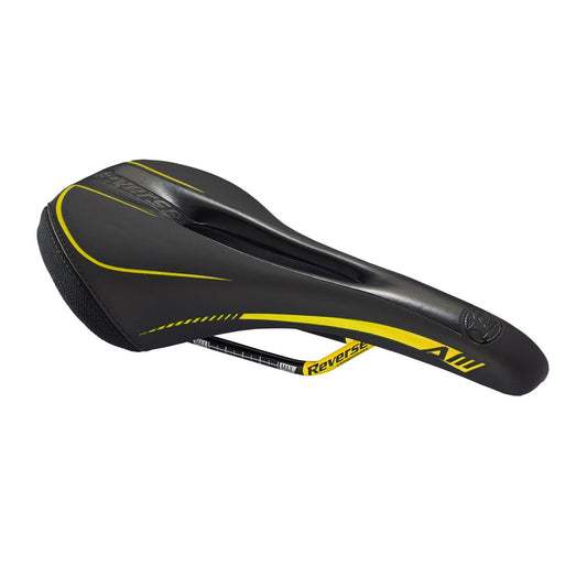 REVERSE COMPONENTS AM ERGO Rails CrMo Saddle Black/Yellow