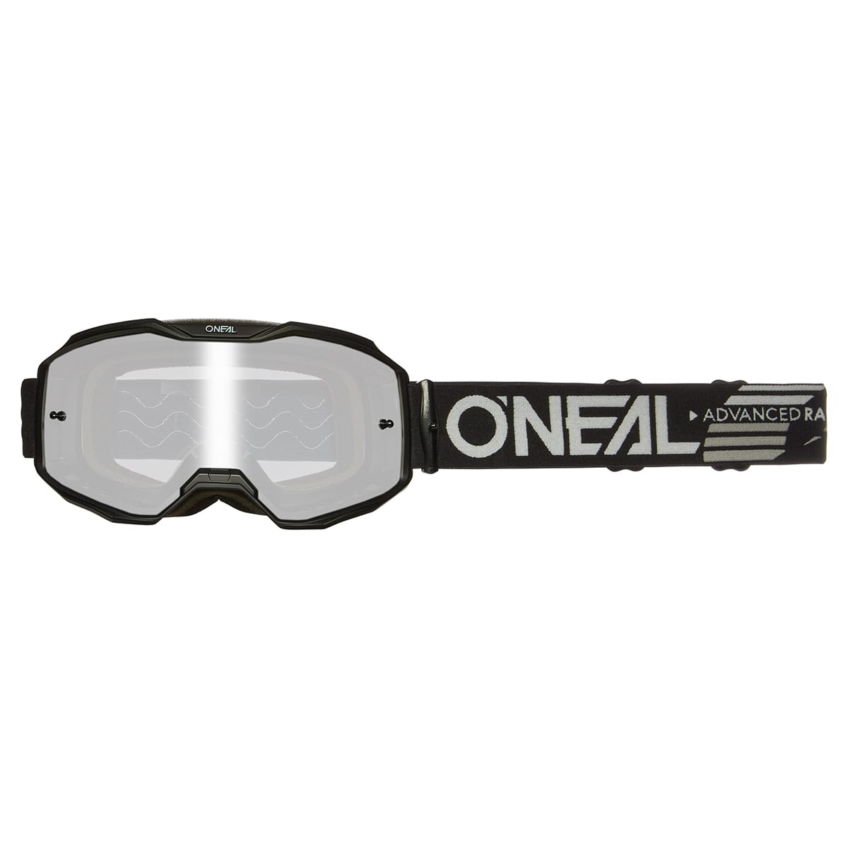 Maska O'NEAL B-10 SOLID czarna/srebrna