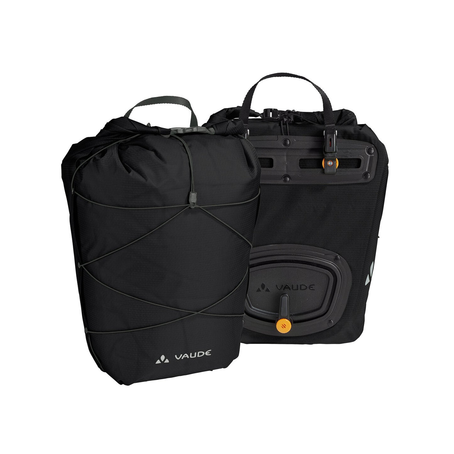 Para czarnych toreb bagażowych VAUDE AQUA BACK LIGHT 38 L