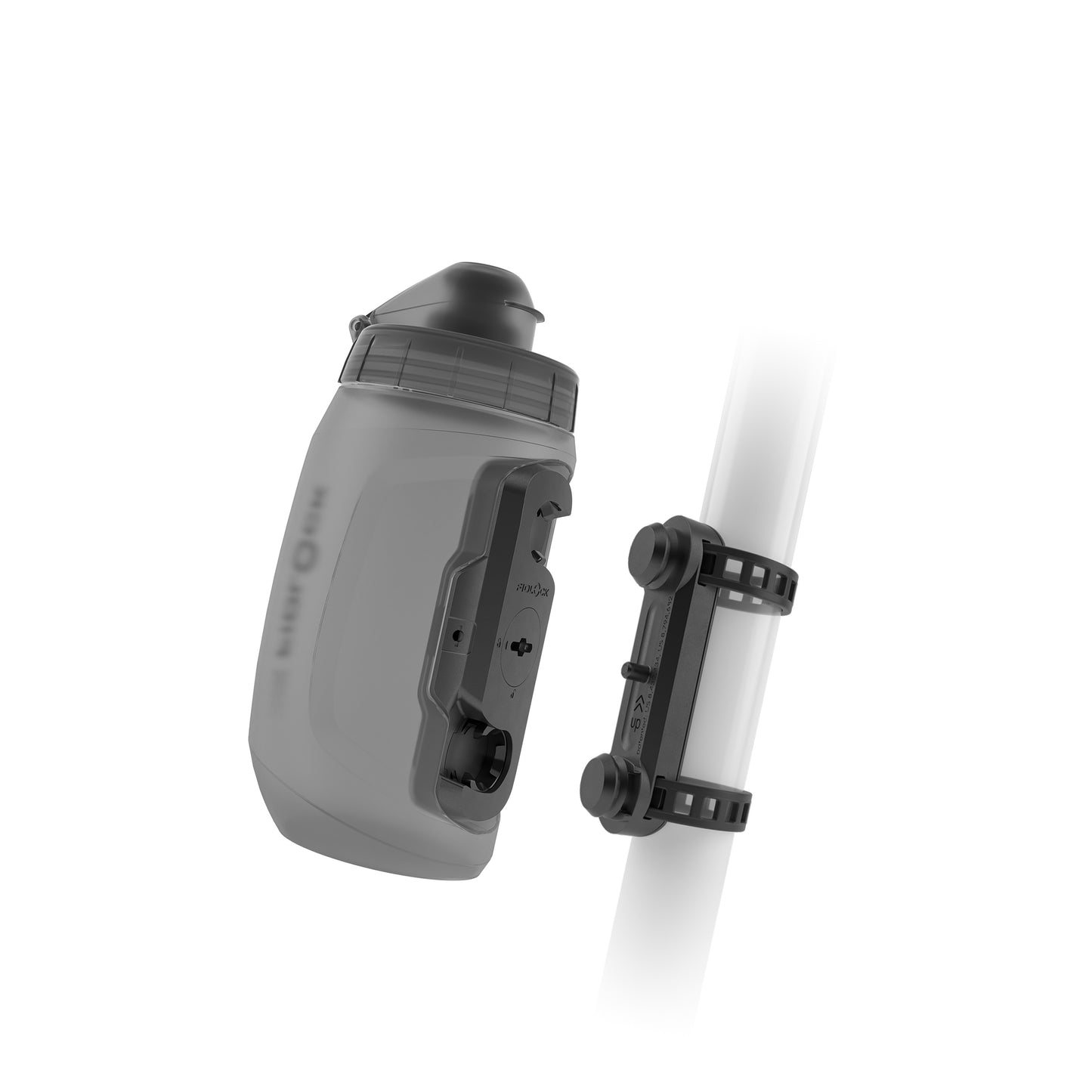 Zestaw butelek i koszyków na butelki FIDLOCK TWIST UNI BASE 450 ml Smoked