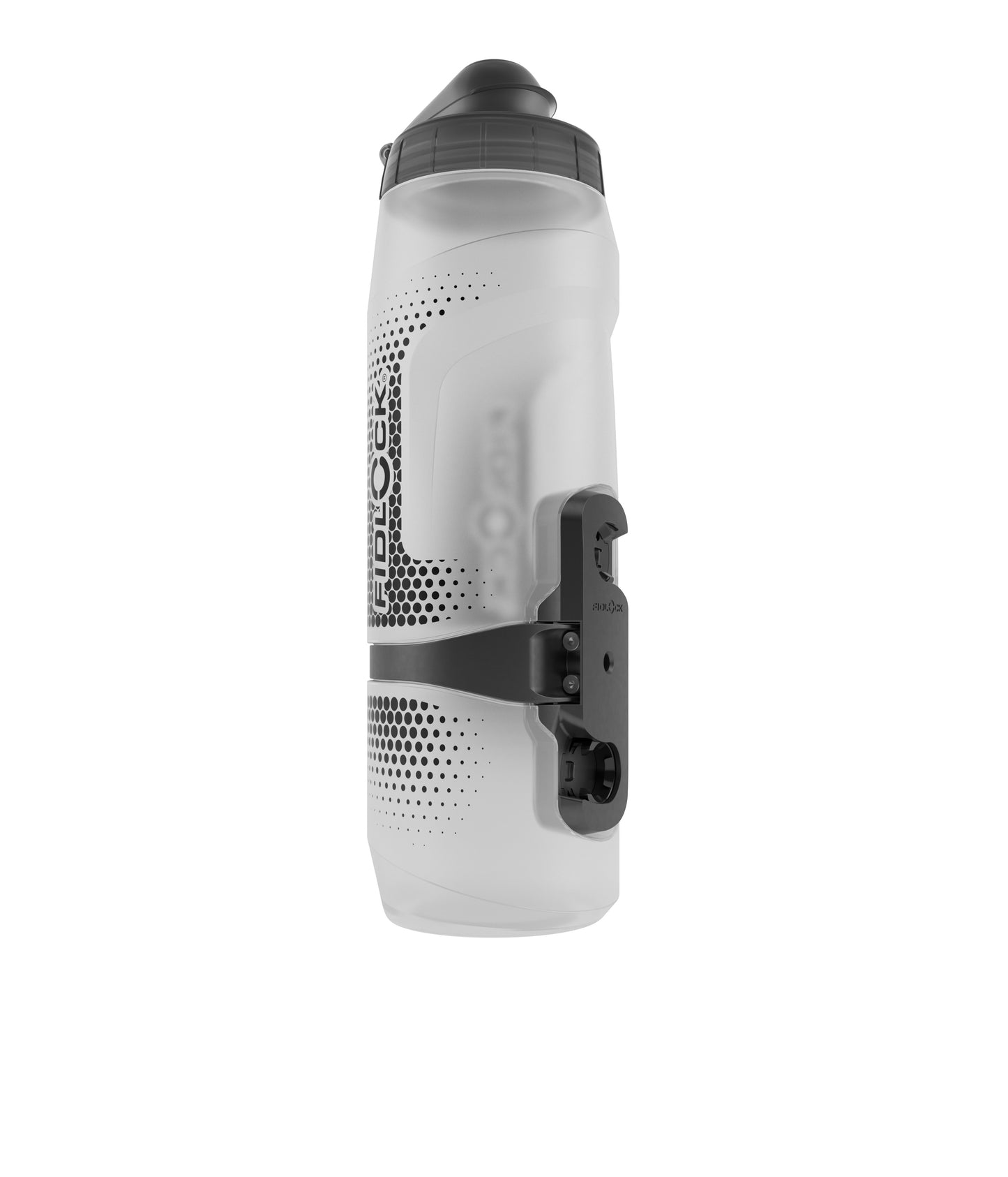 Zestaw bidon i koszyk na bidon FIDLOCK TWIST BIKE BASE 800 ml Przezroczysty