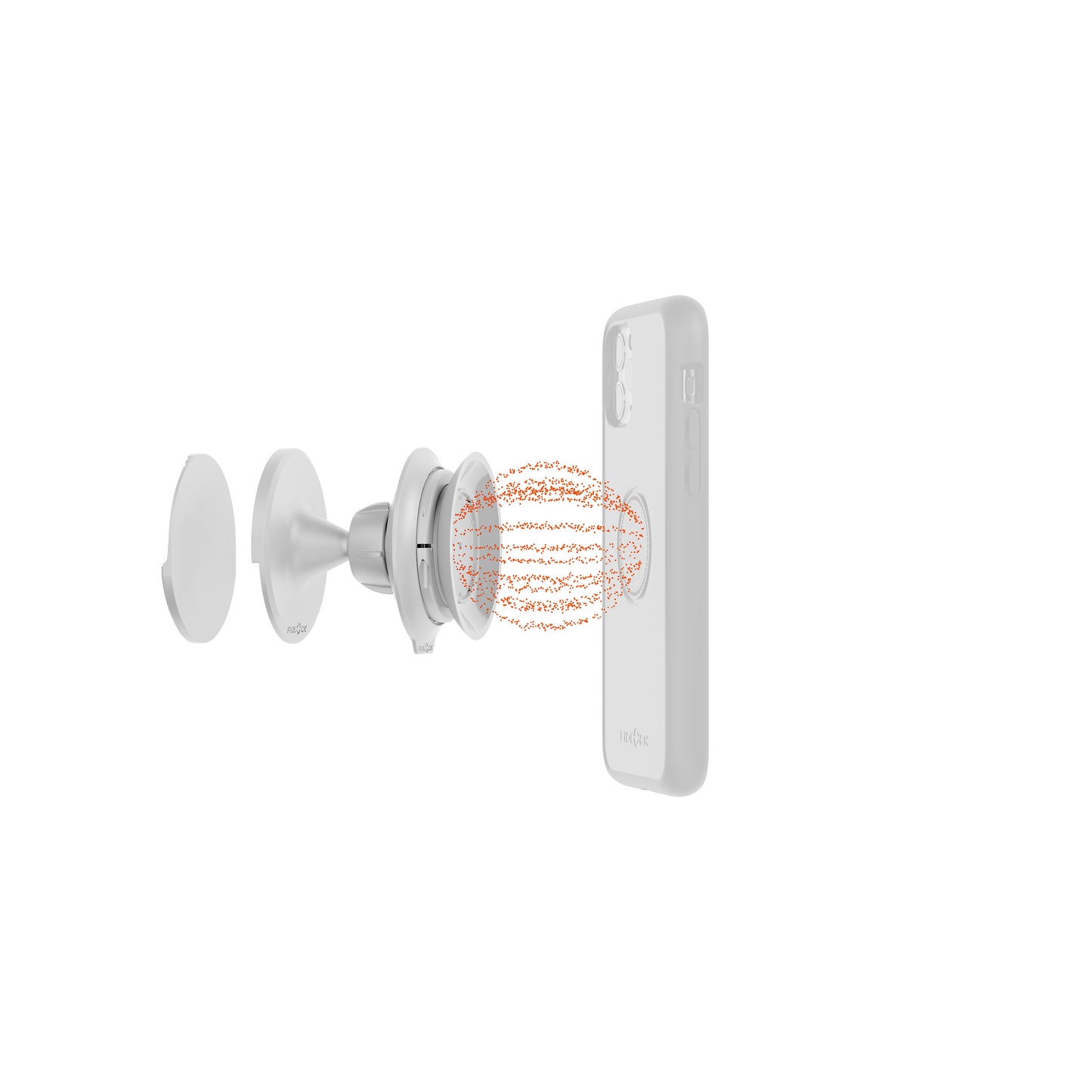 Uchwyt ścienny FIDLOCK VACUUM Biały