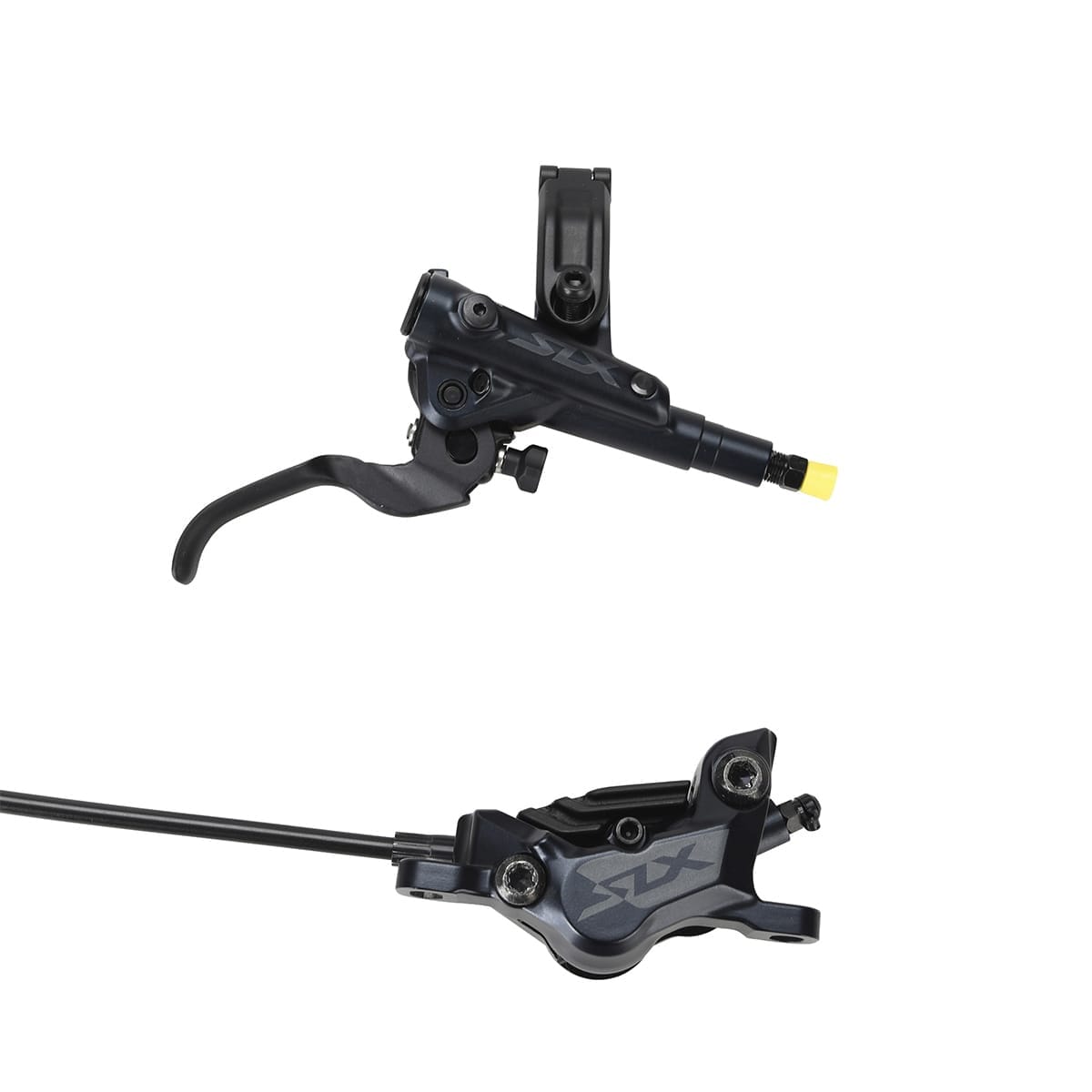 Pair of SHIMANO SLX M7120 4 Piston J-KIT Discless Ventilated Brakes