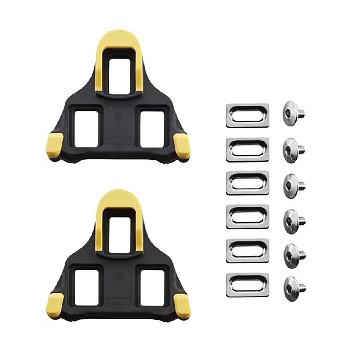 Zestaw podkładek SHIMANO SPD-SL Shims Kit Yellow 6° SM-SH11