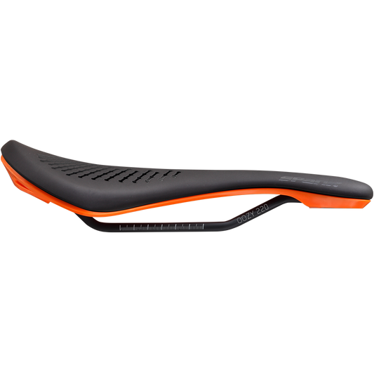 Saddle SPANK OOZY 220 144mm Rails CrN/Ti Orange