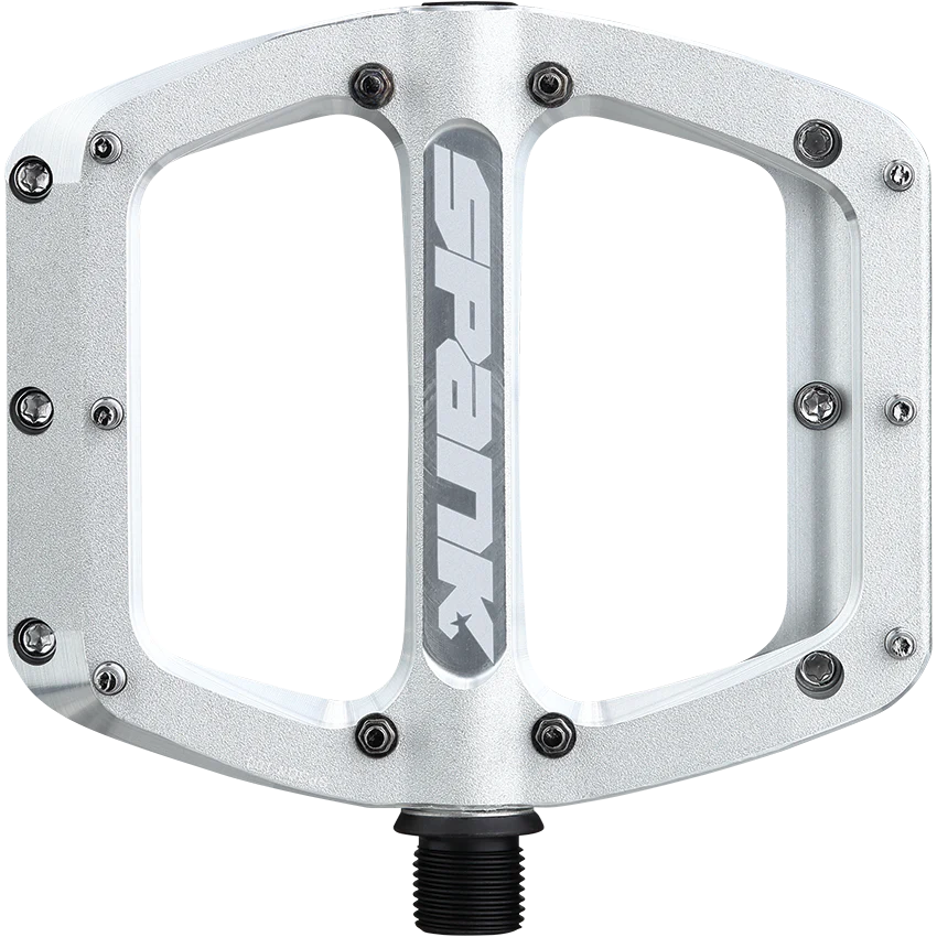 SPANK SPOON REBOOT M Silver flat pedals