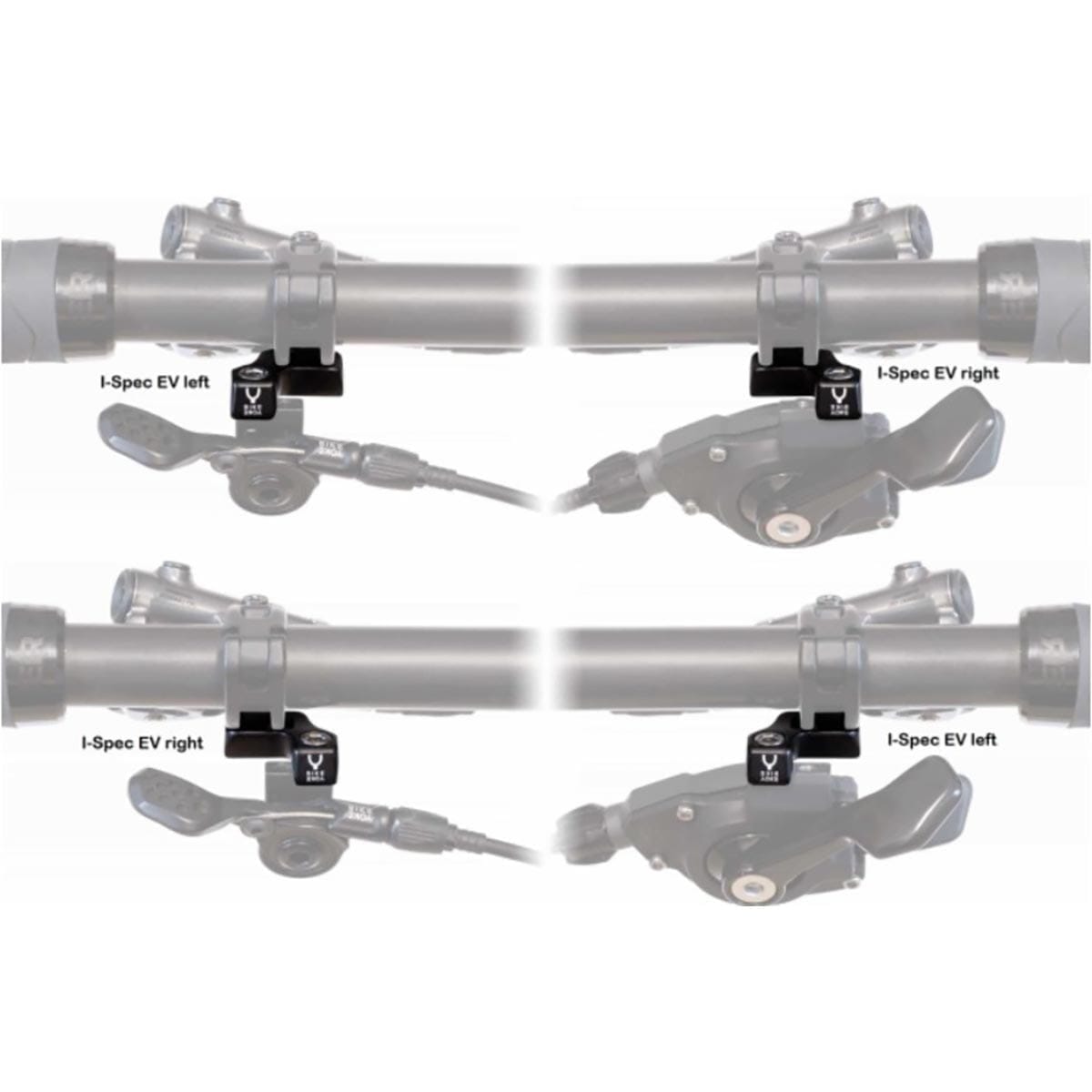 BIKE YOKE Triggy Shimano i-Spec EV Adapter do montażu prawego napędu #BY-SPECEVR