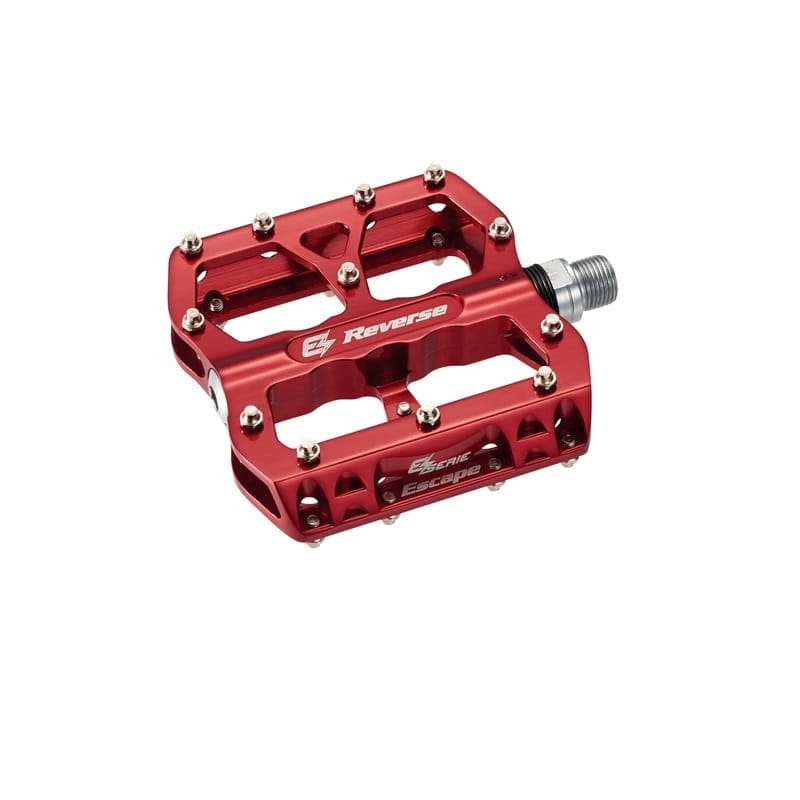 flat pedals reverse REVERSE COMPONENTS E-ESCAPE flat pedals Red – Probikeshop