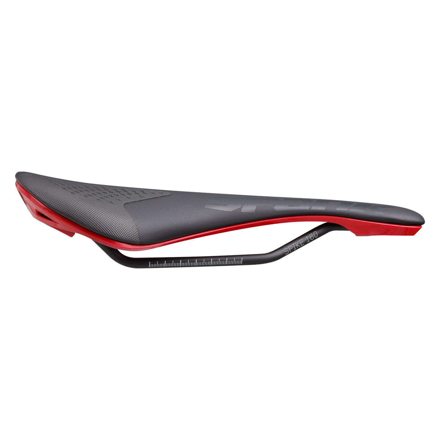 Siodło skórzane SPANK SPIKE 160 CrMo Rails Red