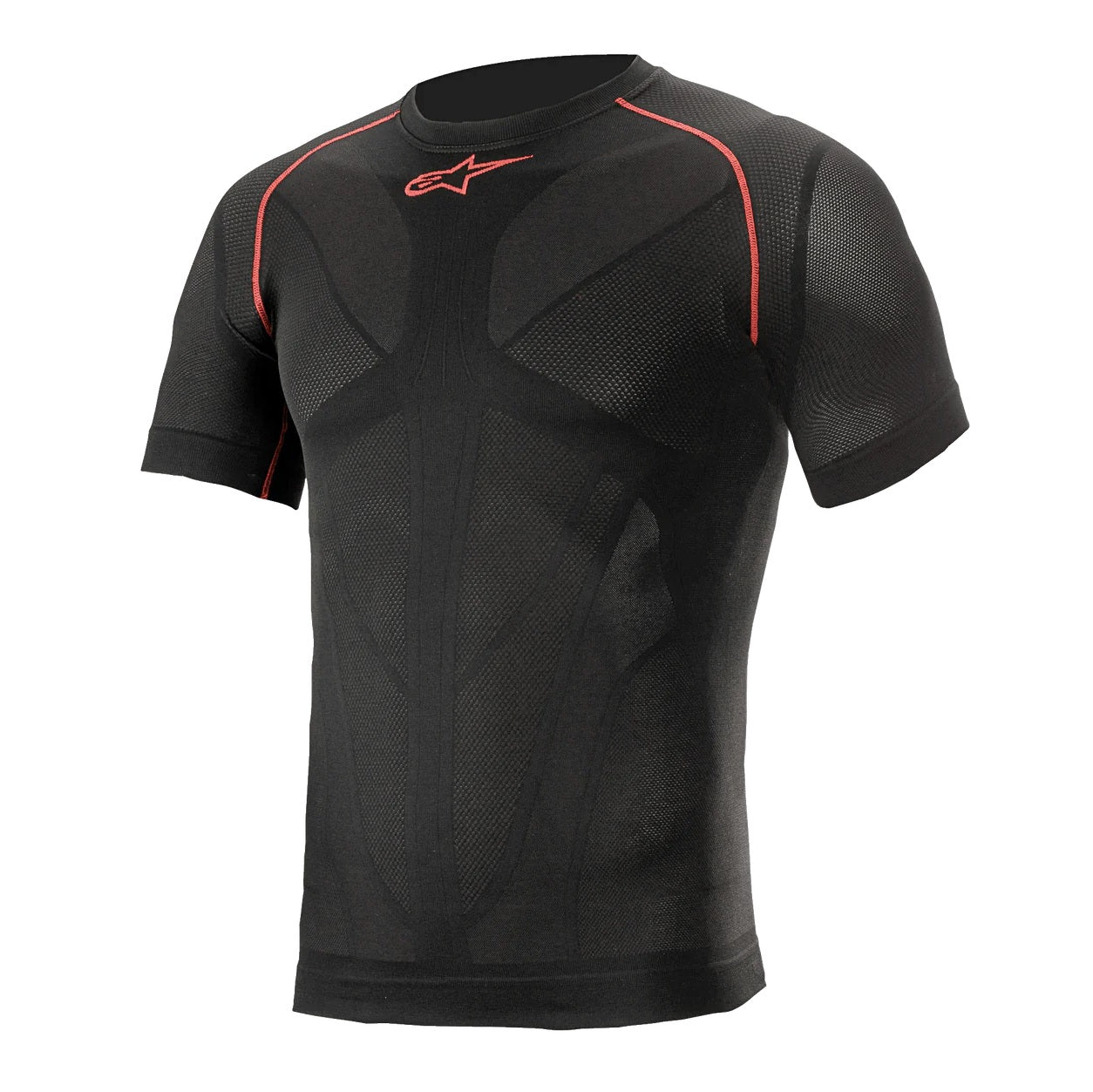 ALPINESTARS RIDE TECH V2 SUMMER Bielizna z krótkim rękawem czarny/czerwony