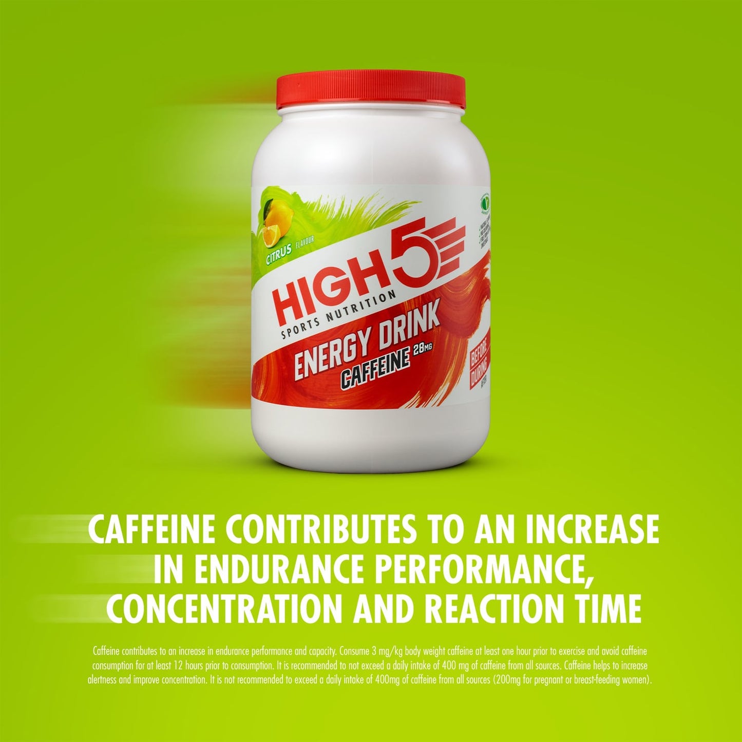 Energy Drink High5 ENERGY DRINK CAFFEINE (2,2kg) Lemon