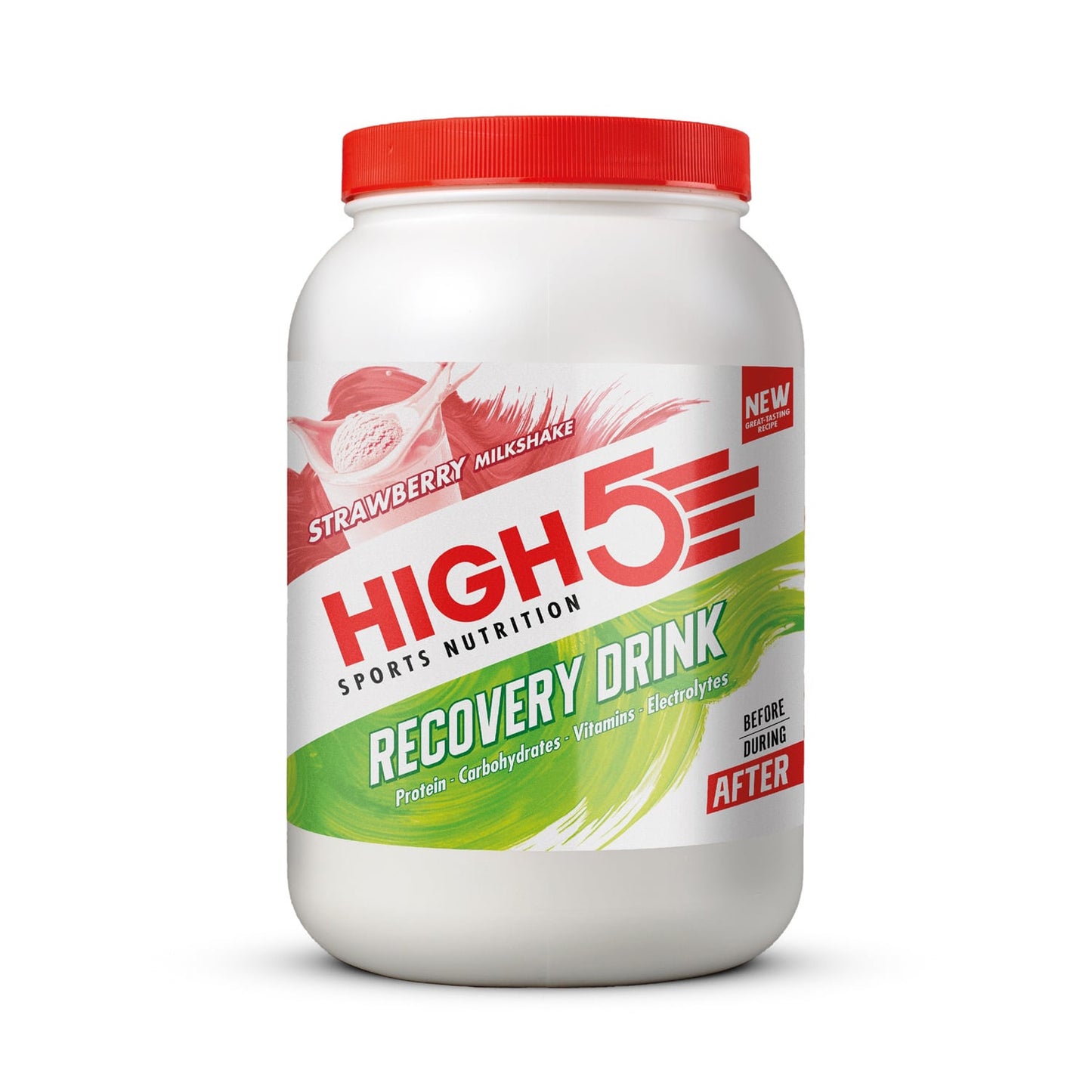 HIGH5 RECOVERY DRINK (1.6kg) Strawberry Milkshake
