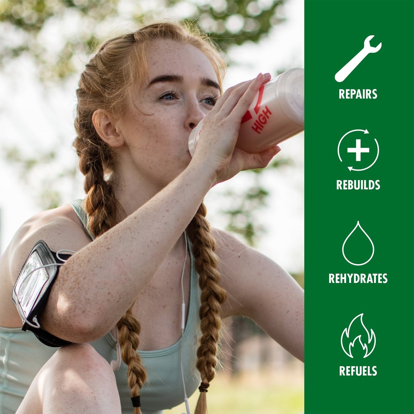 High5 PLANT-BASED RECOVERY DRINK (1,6kg) Czekolada