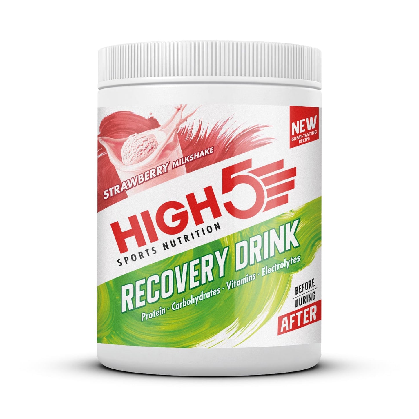 High5 RECOVERY DRINK (450g) Strawberry Milkshake