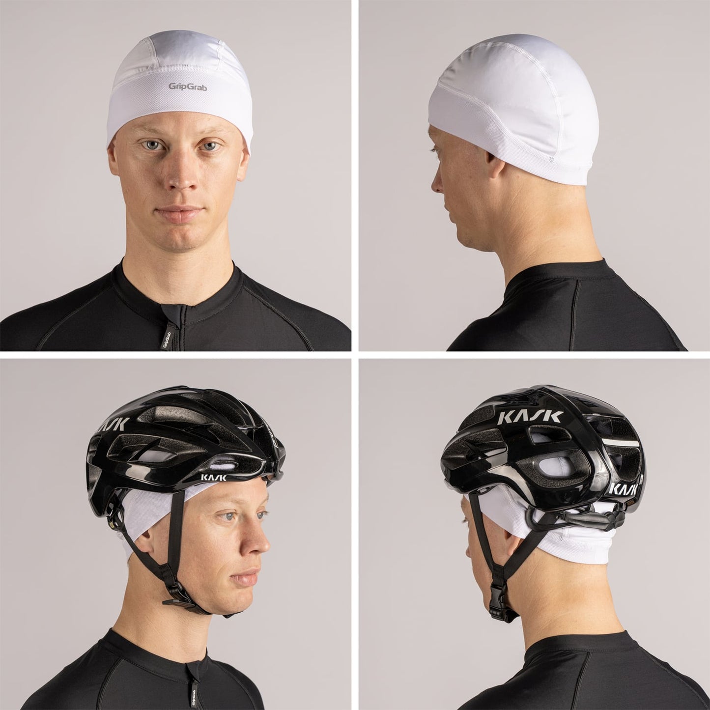 Pokrowiec na kask GRIPGRAB UPF 50+ biały