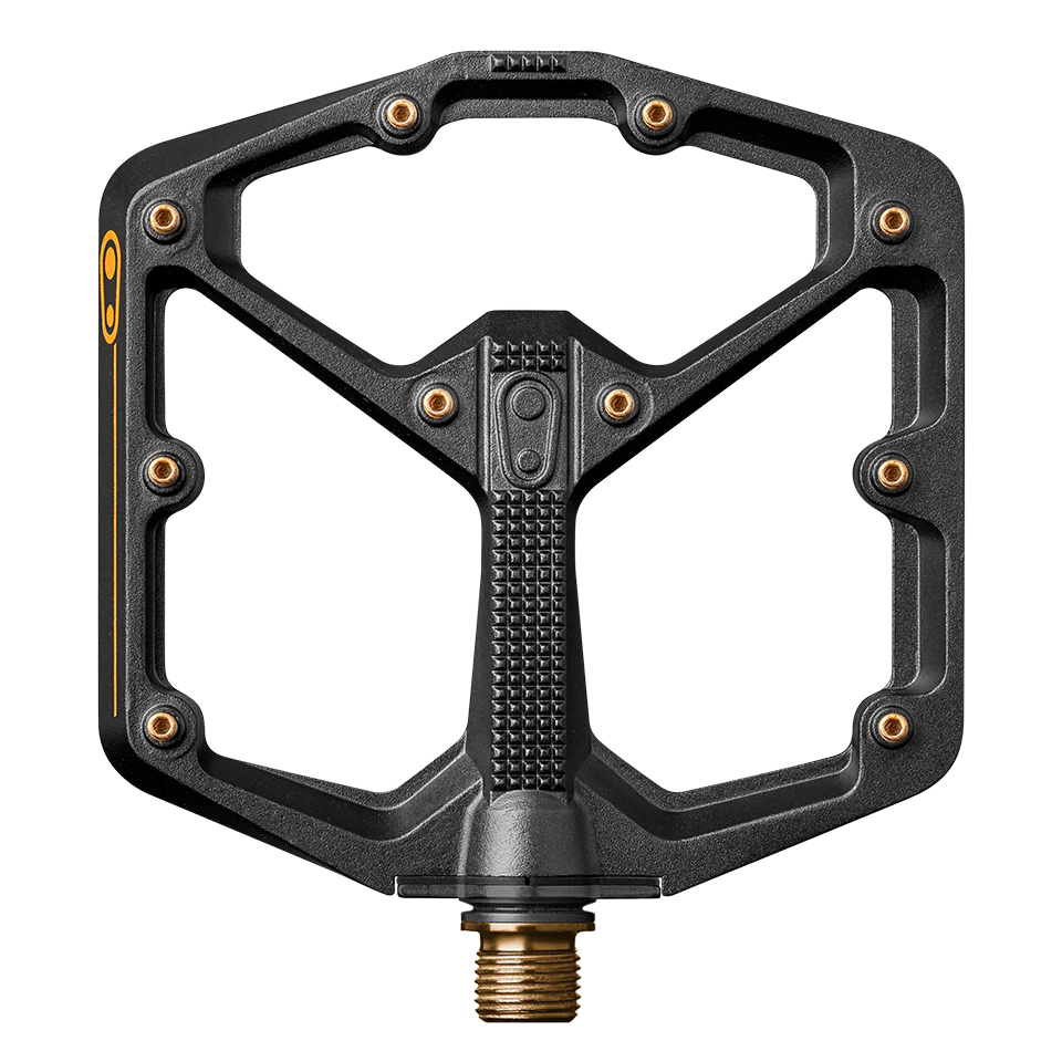Pedały płaskie CRANKBROTHERS STAMP 11 Wide Black/Gold