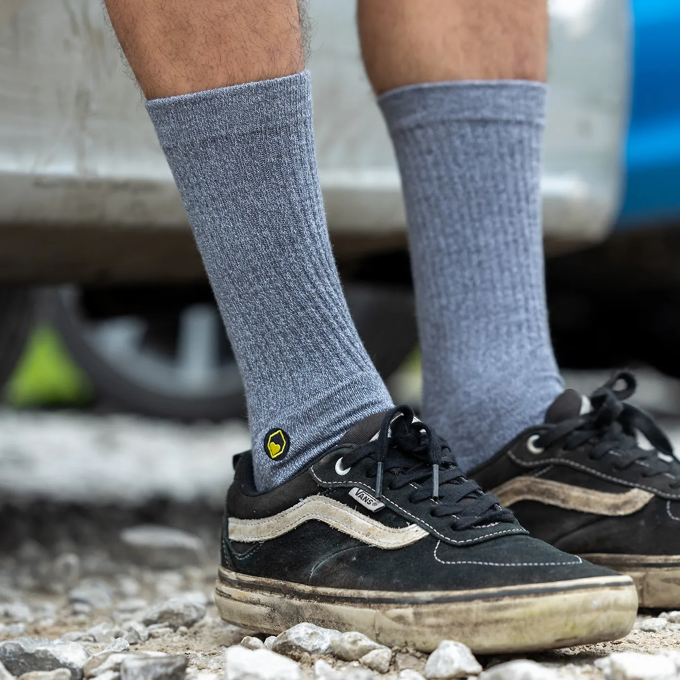 BURGTEC EVERYDAY CREW Skarpety Szare