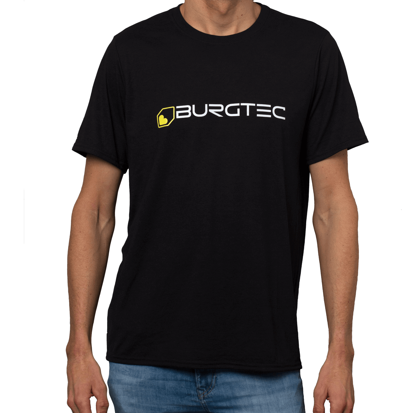 Koszulka z logo BURGTEC czarna
