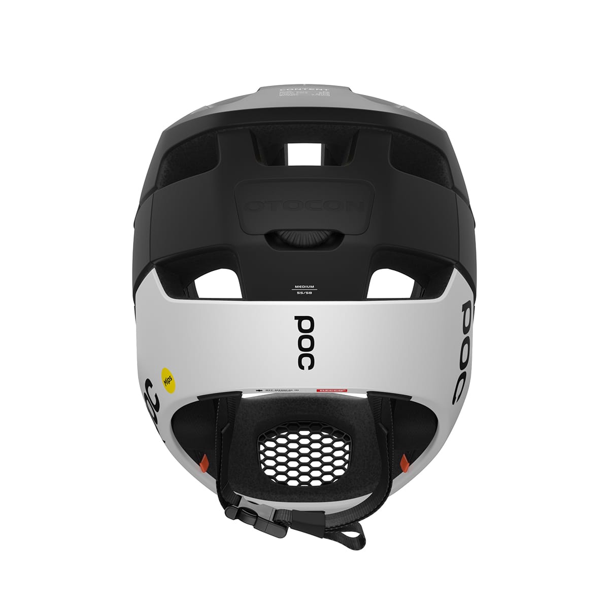 Kask MTB POC OTOCON RACE MIPS czarny/biały matowy