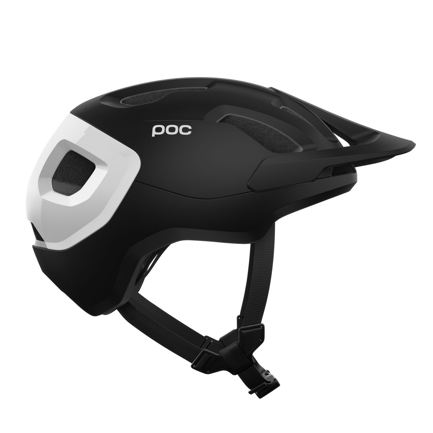 Kask MTB POC AXION RACE MIPS czarny/biały matowy