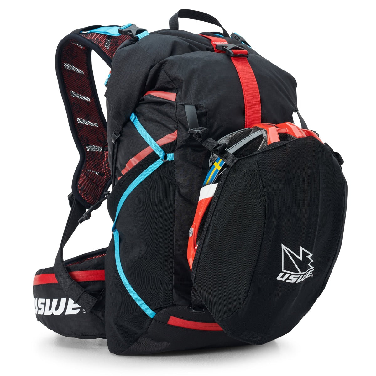 Plecak USWE HAJKER 30 L czarny/czerwony