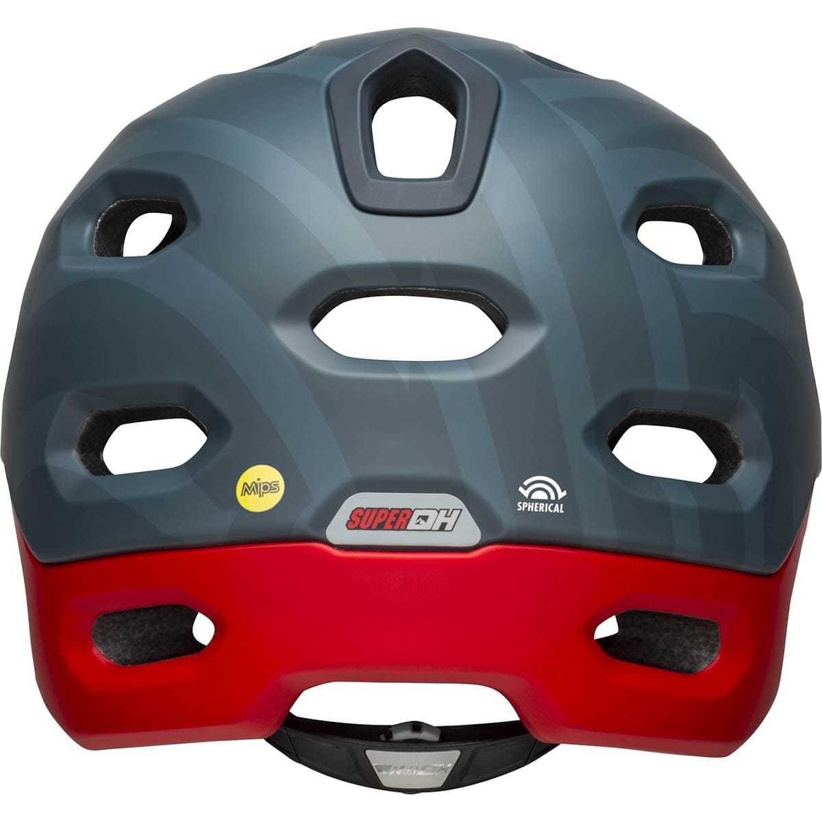 Kask MTB BELL SUPER DH MIPS niebieski/czerwony