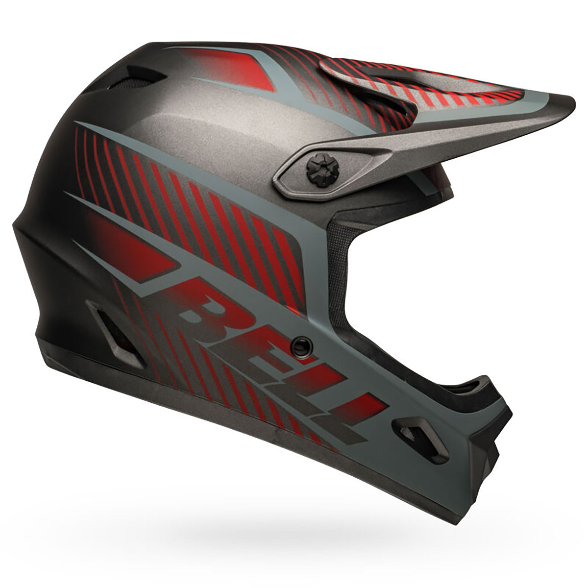 Kask MTB BELL TRANSFER szary/czerwony