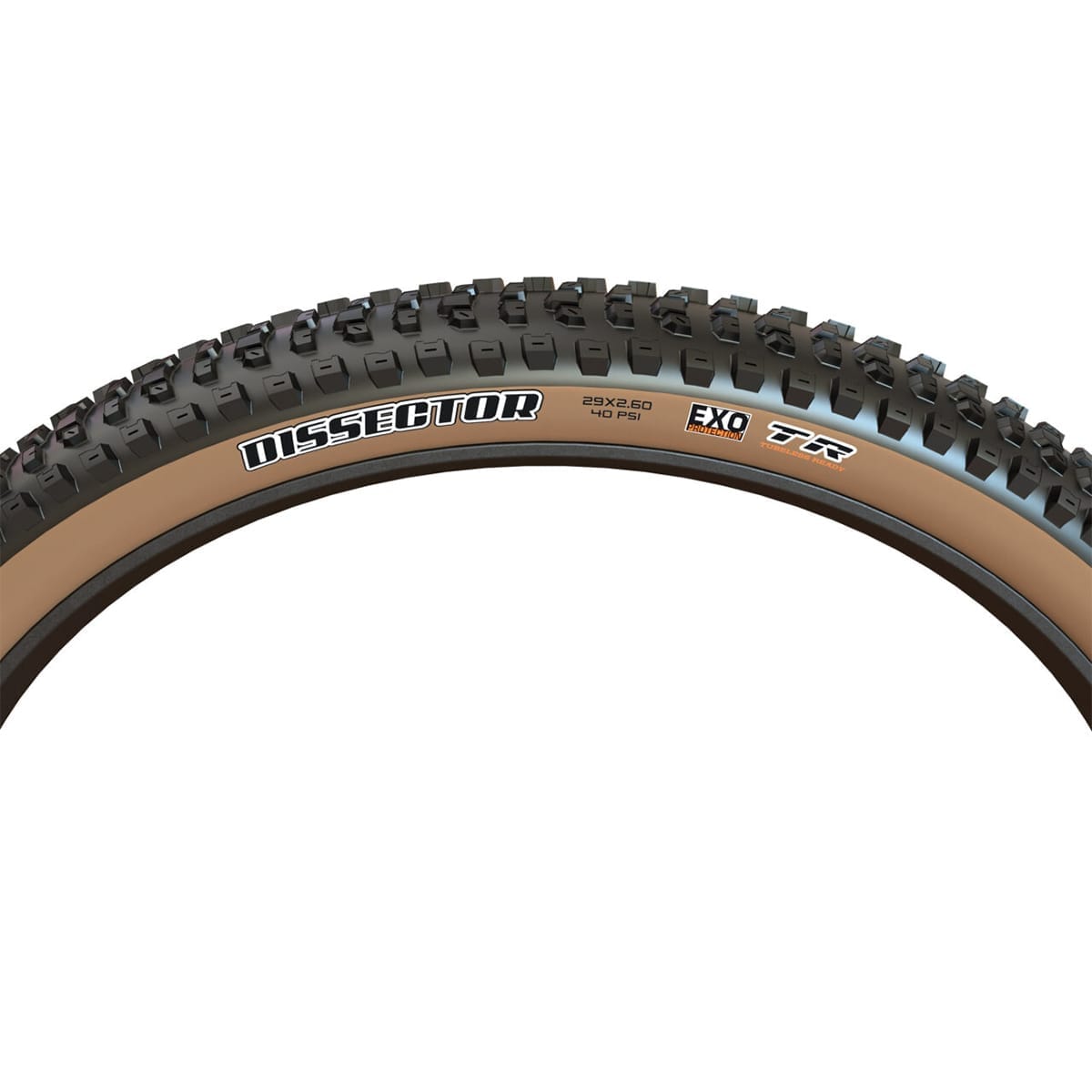 MAXXIS DISSECTOR 29x2.60 Exo Tubeless Ready Miękka opona Tanwall