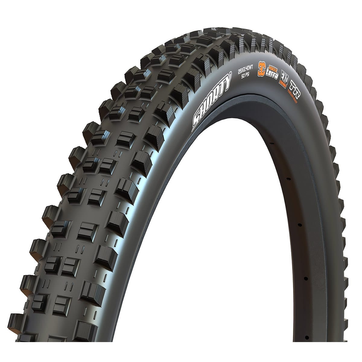 MAXXIS SHORTY 29x2.40 WT DH 3C MaxxGrip Tubeless Ready Miękka opona w kolorze czarnym