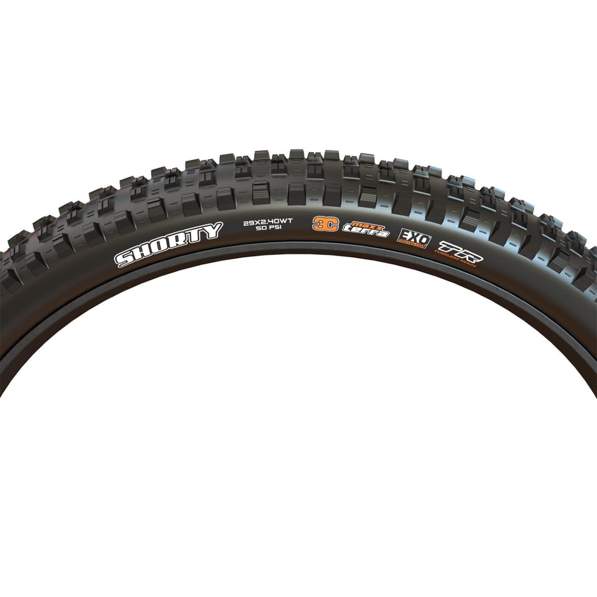 MAXXIS SHORTY 29x2.40 WT DH 3C MaxxGrip Tubeless Ready Miękka opona w kolorze czarnym