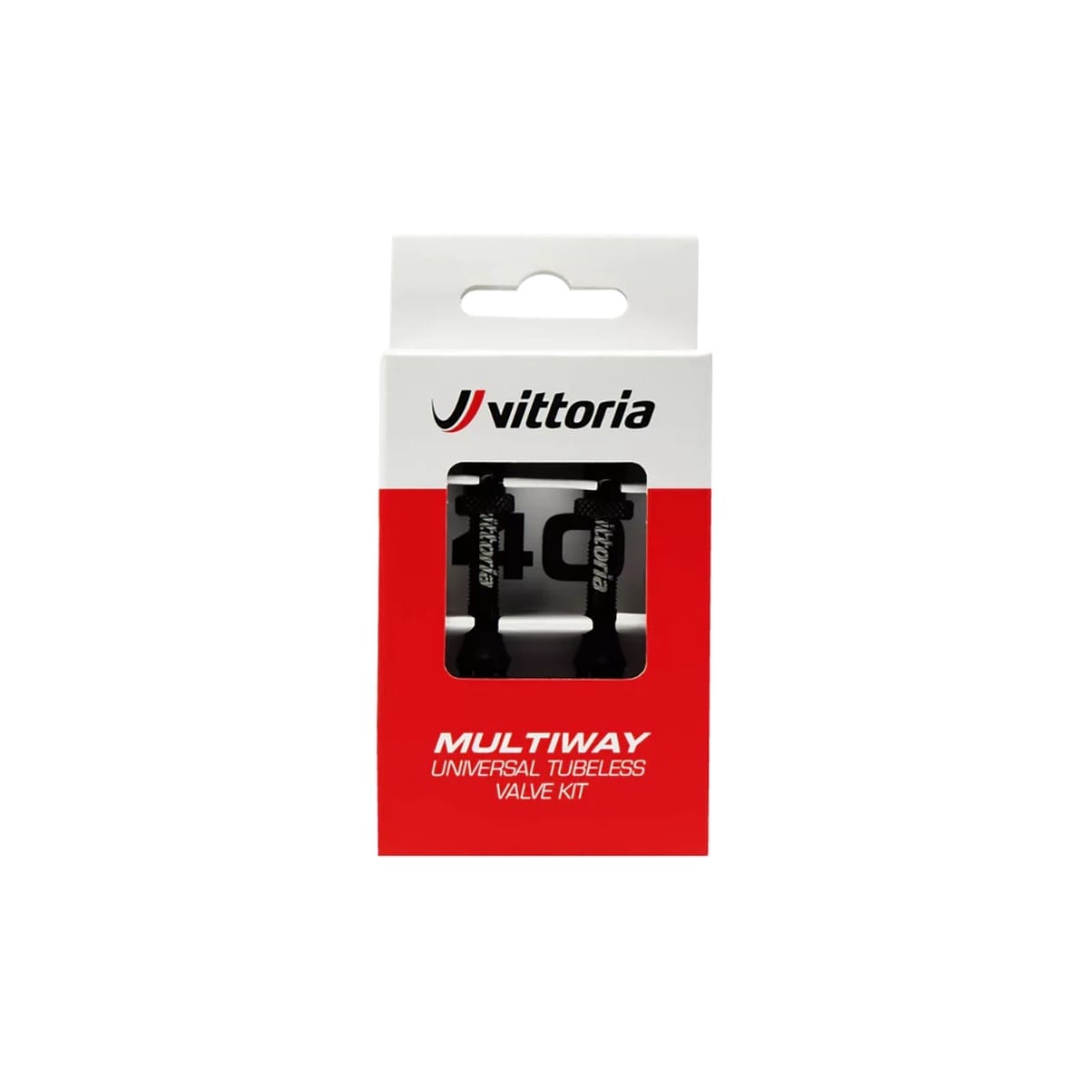 Zawory bezdętkowe VITTORIA MULTIWAY Black Presta (x2)