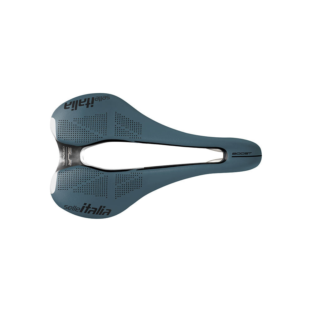 Siodełko SELLE ITALIA SLR BOOST GRAVEL SUPERFLOW L Rails TI316 Blue