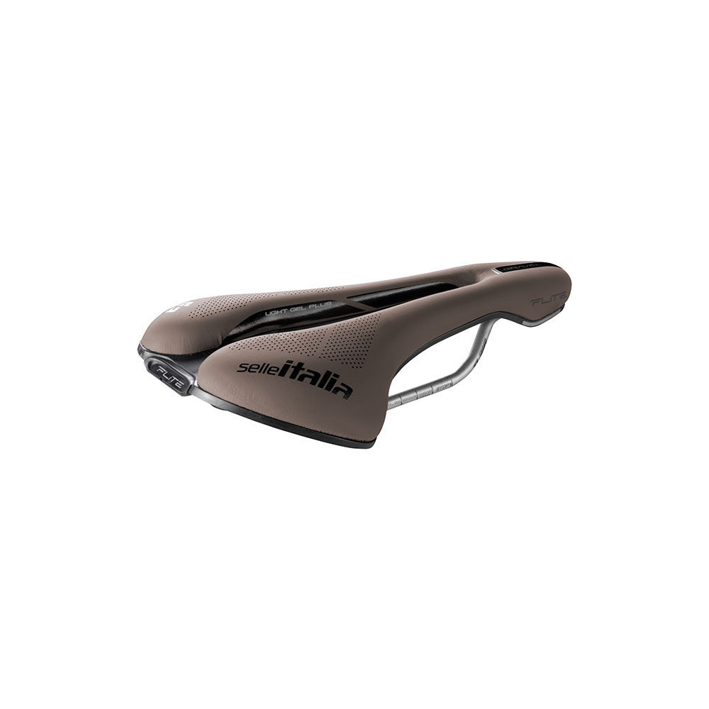 Siodełko SELLE ITALIA FLITE BOOST GRAVEL SUPERFLOW S Rails TI316 Brown