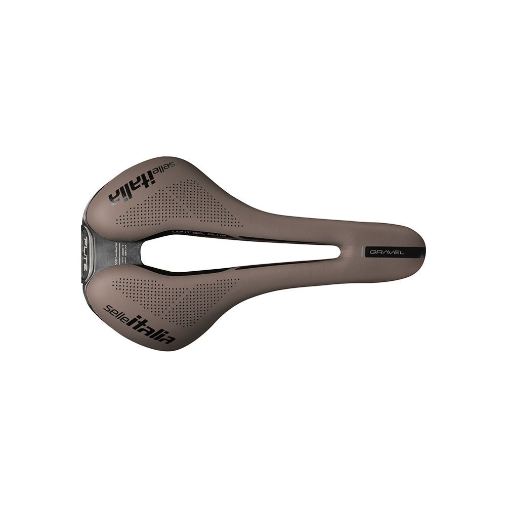 Siodełko SELLE ITALIA FLITE BOOST GRAVEL SUPERFLOW S Rails TI316 Brown