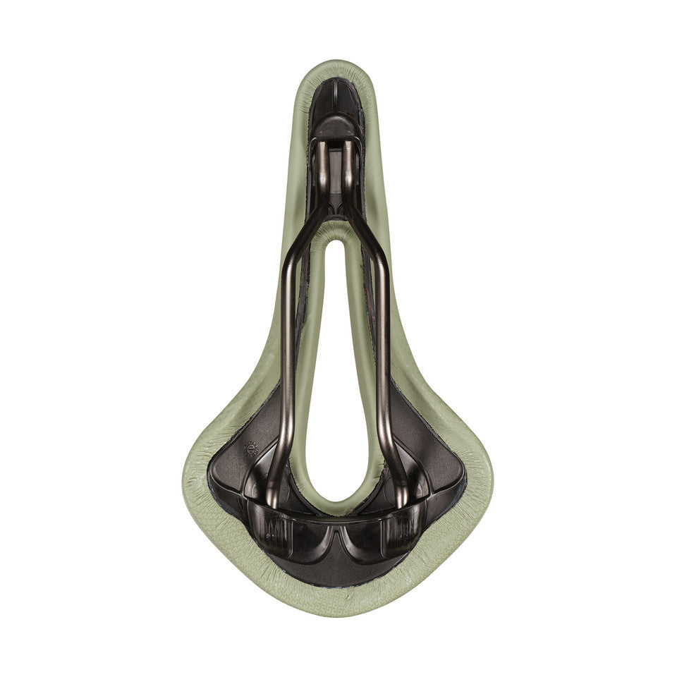 Siodełko SAN MARCO ALLROAD SUPERCONFORT OPEN-FIT RACING L3 Szerokość 146 mm Stalowe szyny Xsilite Sage Green