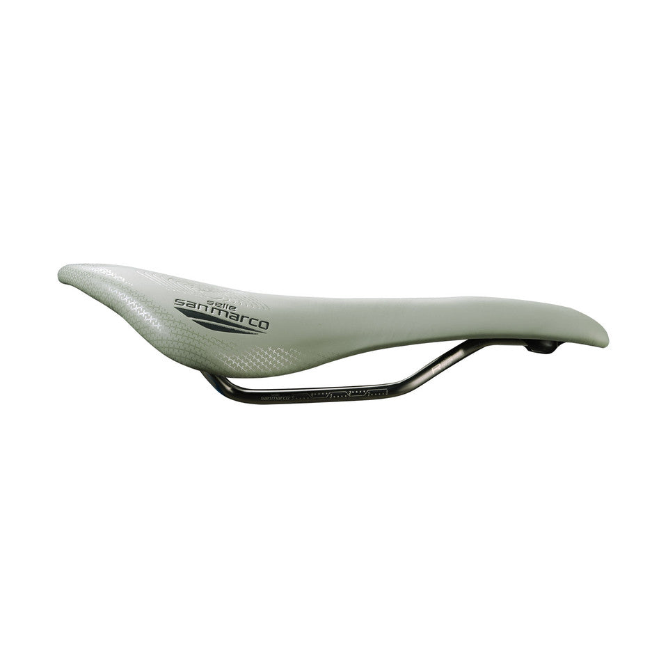 Siodełko SAN MARCO ALLROAD SUPERCONFORT OPEN-FIT RACING L3 Szerokość 146 mm Stalowe szyny Xsilite Sage Green